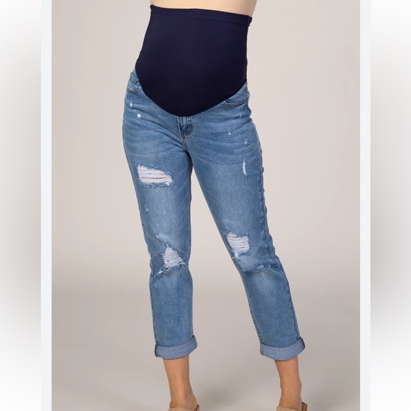 Like New-PINKBLUSH Maternity Jeans - Picture 1 of 7